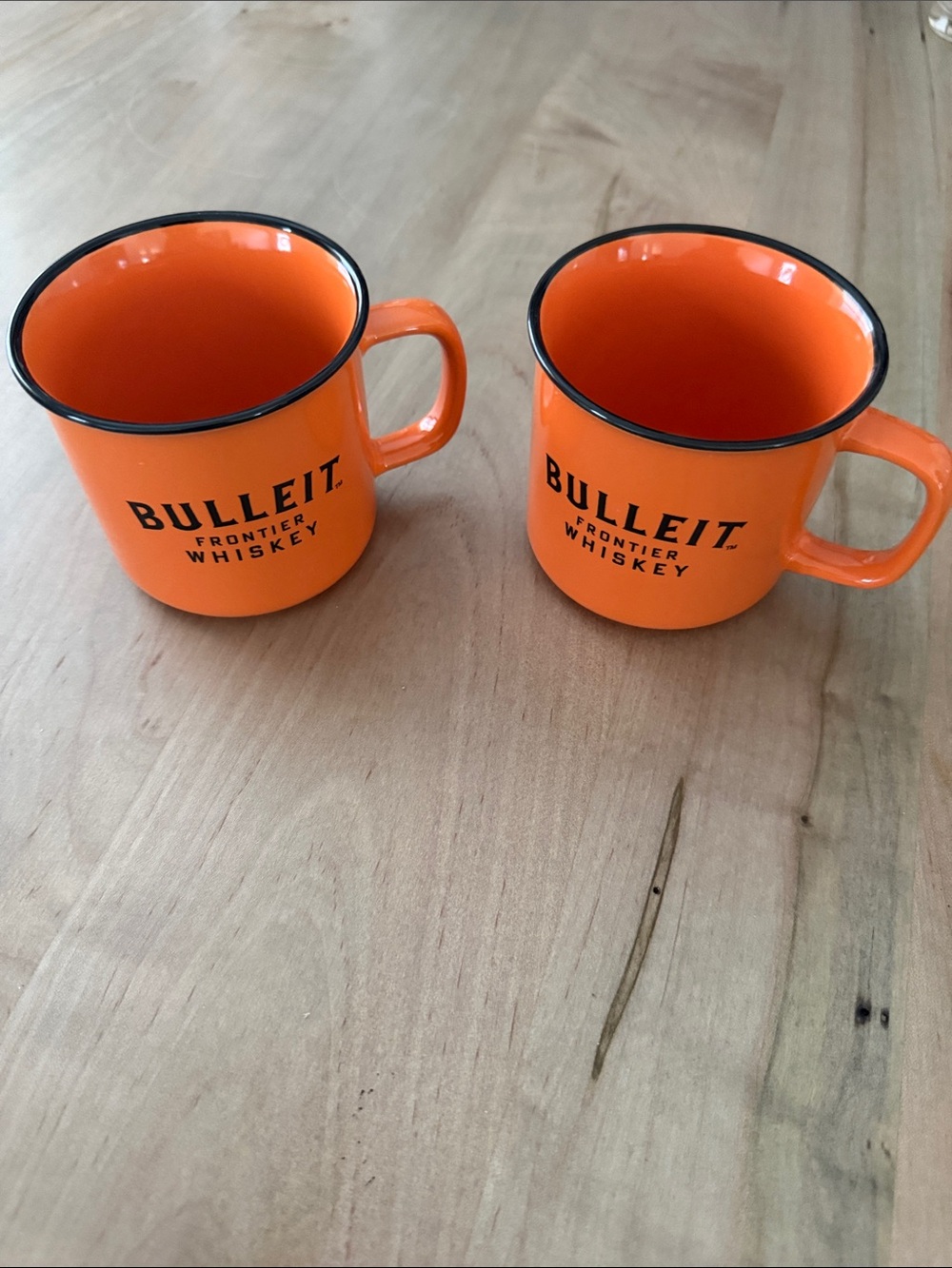 Bulleit Orange Ceramic Mug Set - Pair